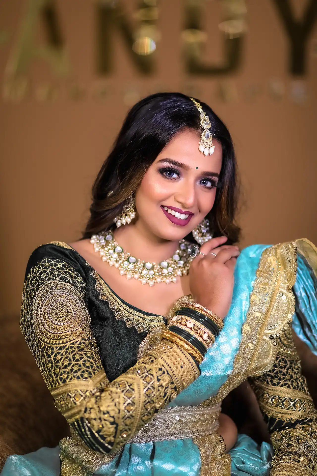 Evening party makeup